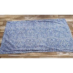 Tommy Bahama Home Pillow Sham King Sized Blue White Paisley 23x40